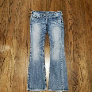 Silver Tuesday low rise, bootcut jeans, women's size 27 x 31